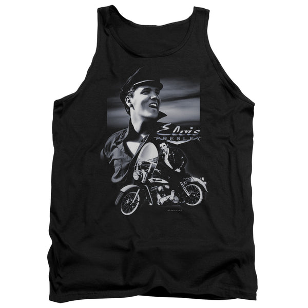 Elvis Presley - Motorcycle Adult Tank Top