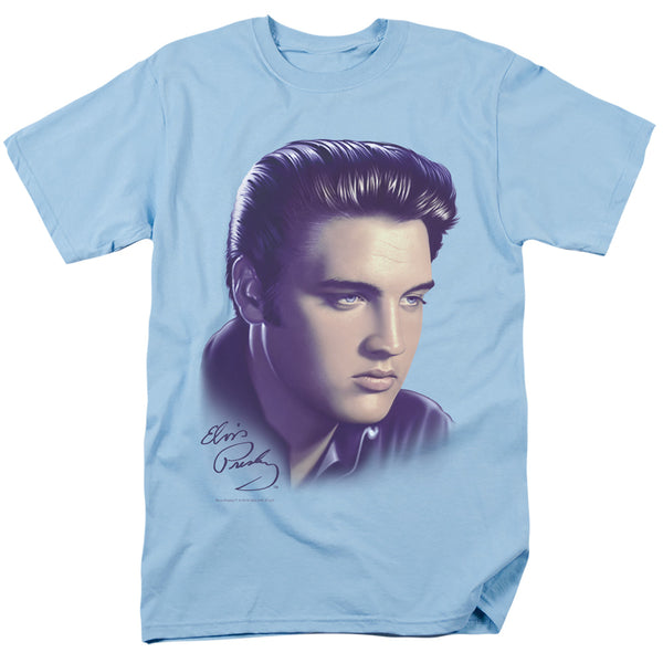 Elvis Presley - Big Portrait Adult Regular Fit Short Sleeve