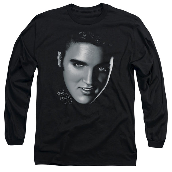 Elvis Presley - Big Face Adult Long Sleeve