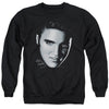 Elvis Presley - Big Face Adult Crewneck Sweatshirt