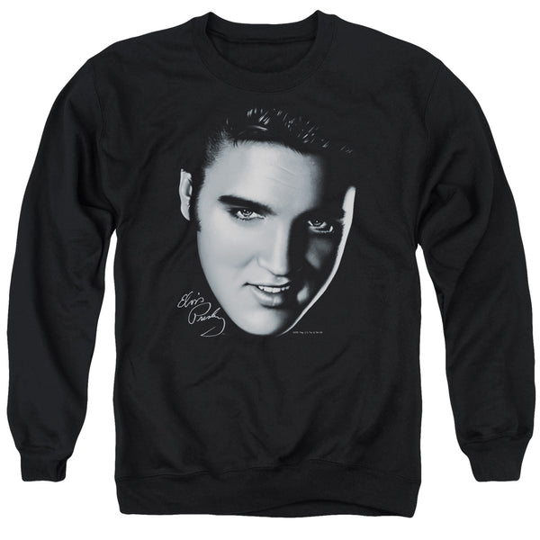 Elvis Presley - Big Face Adult Crewneck Sweatshirt