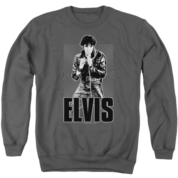 Elvis Presley - Leather Adult Crewneck Sweatshirt