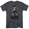 Elvis Presley - Leather Adult Regular Fit Short Sleeve