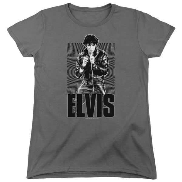 Elvis Presley - Leather Women's Short Sleeve