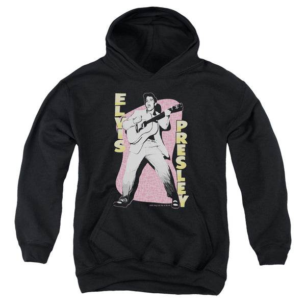 Elvis Presley - Pink Rock Youth Hooded Sweatshirt