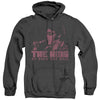 Elvis Presley - The King Adult Heather Hoodie