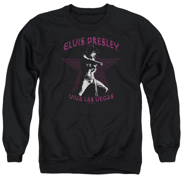Elvis Presley - Viva Las Vegas Star Adult Crewneck Sweatshirt