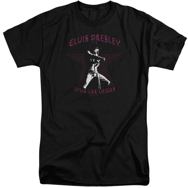 Elvis Presley - Viva Las Vegas Star Adult Tall Fit Short Sleeve