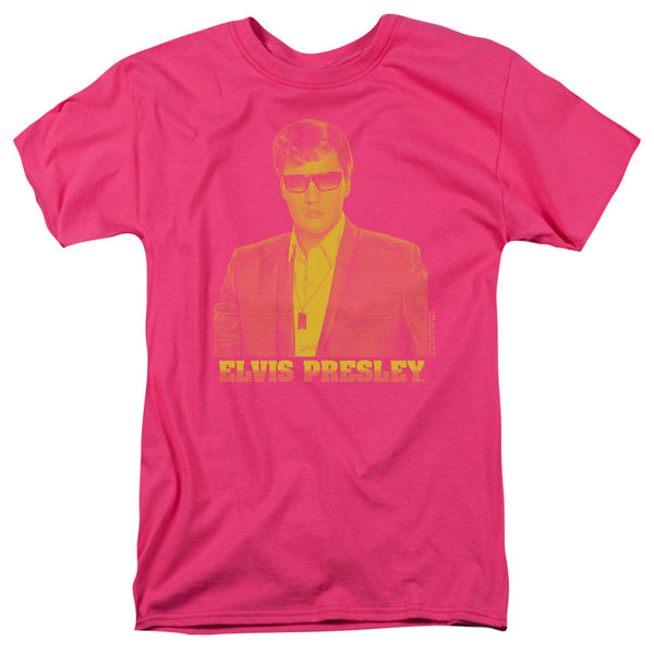 Elvis Presley - Yellow Elvis Adult Regular Fit Short Sleeve