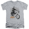 Elvis Presley - Roustabout Poster Adult Slim Fit V Neck Cotton