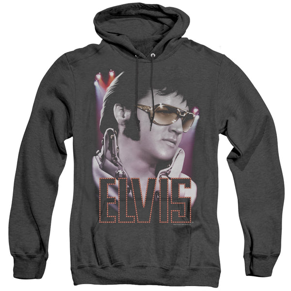 Elvis Presley - 70S Star Adult Heather Hoodie