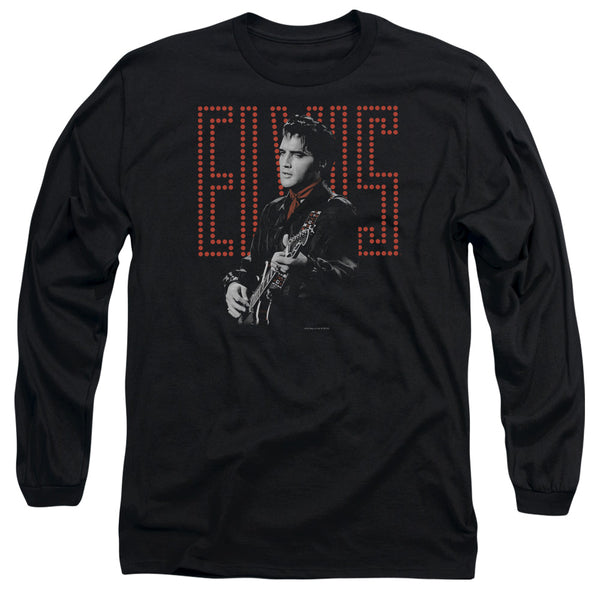 Elvis Presley - Red Guitarman Adult Long Sleeve
