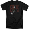 Elvis Presley - Red Guitarman Adult Tall Fit Short Sleeve