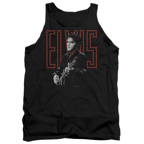 Elvis Presley - Red Guitarman Adult Tank Top