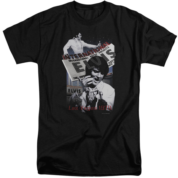 Elvis Presley - International Hotel Adult Tall Fit Short Sleeve