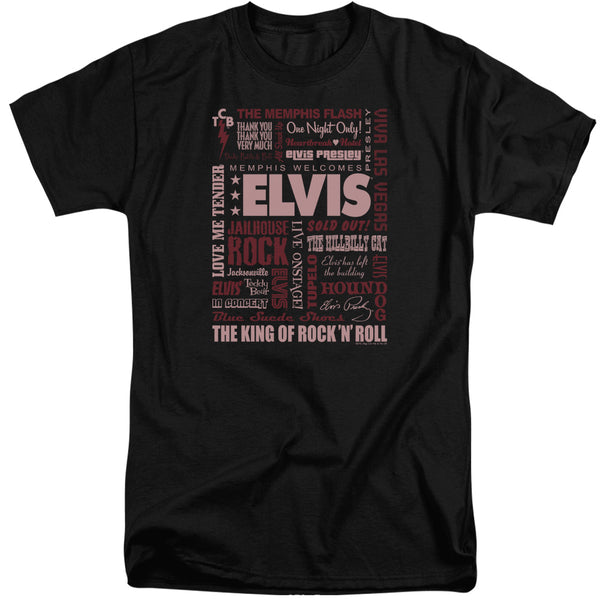 Elvis Presley - Whole Lotta Type Adult Tall Fit Short Sleeve