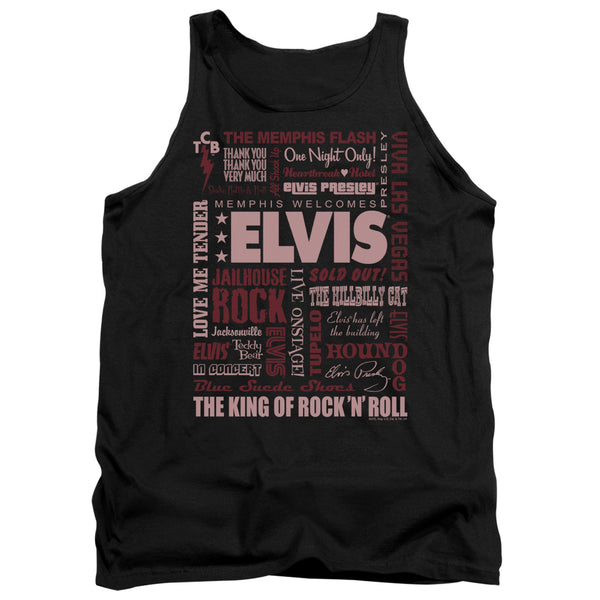 Elvis Presley - Whole Lotta Type Adult Tank Top