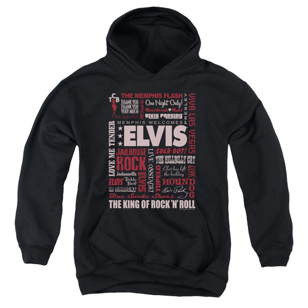 Elvis Presley - Whole Lotta Type Youth Hooded Sweatshirt
