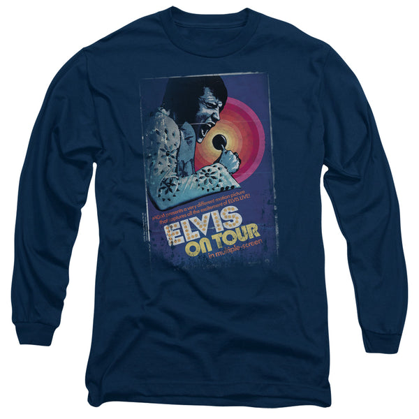 Elvis Presley - On Tour Poster Adult Long Sleeve