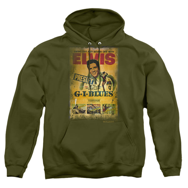 Elvis Presley - Gi Blues Poster Adult Pullover Hoodie