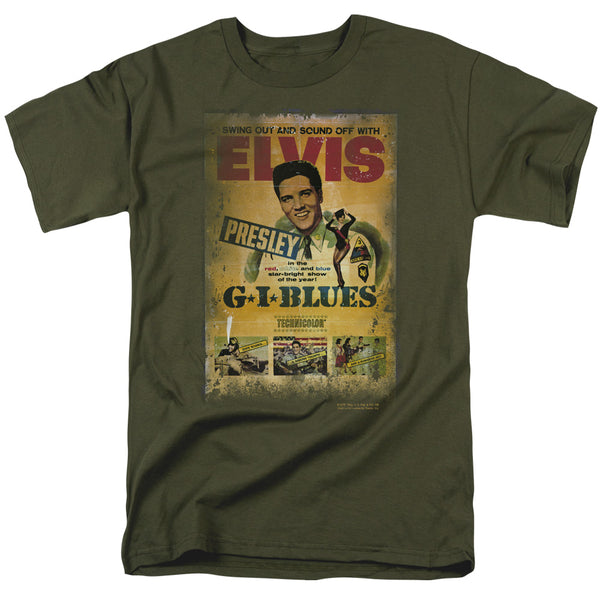 Elvis Presley - Gi Blues Poster Adult Regular Fit Short Sleeve