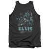Elvis Presley - 68 Leather Adult Tank Top