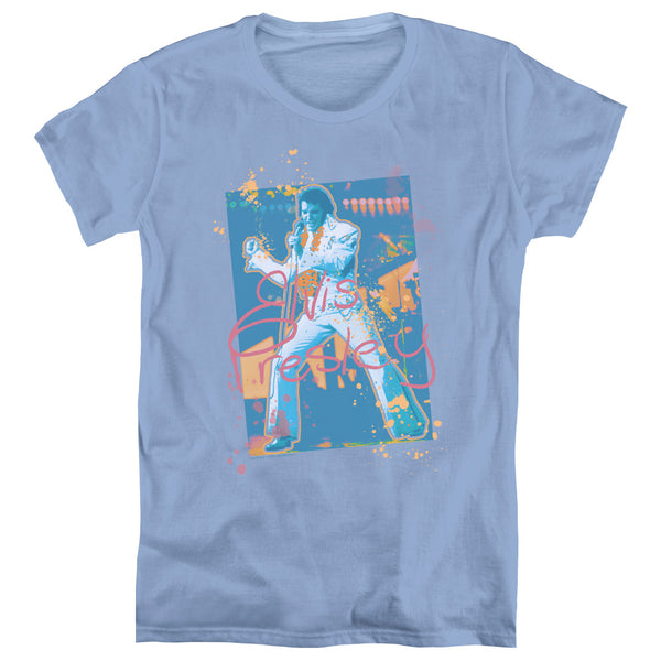 Elvis Presley - Splatter Hawaii Women's Short Sleeve