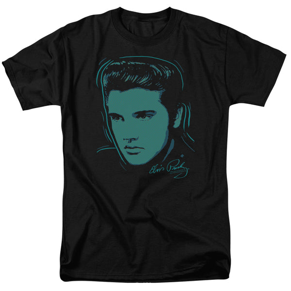 Elvis Presley - Young Dots Adult Regular Fit Short Sleeve