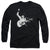 Elvis Presley - Black&White Guitarman Adult Long Sleeve