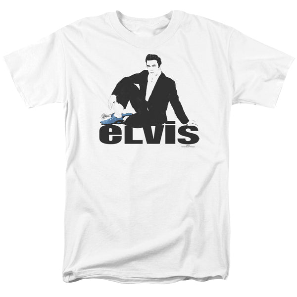 Elvis Presley - Blue Suede Adult Regular Fit Short Sleeve