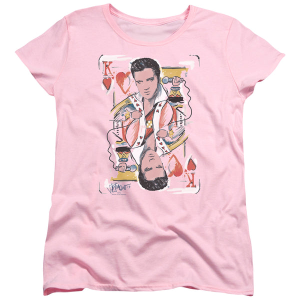 Elvis Presley - King Of Hearts Women's Short Sleeve