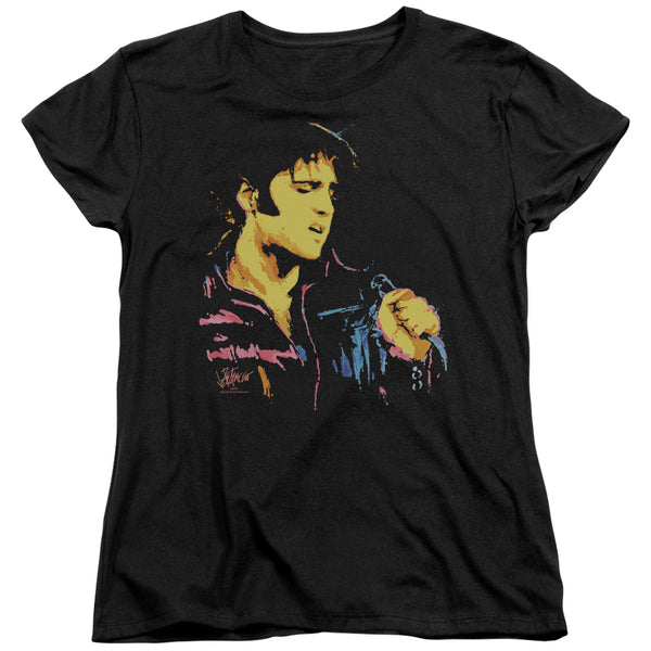 Elvis Presley - Neon Elvis Women's Short Sleeve