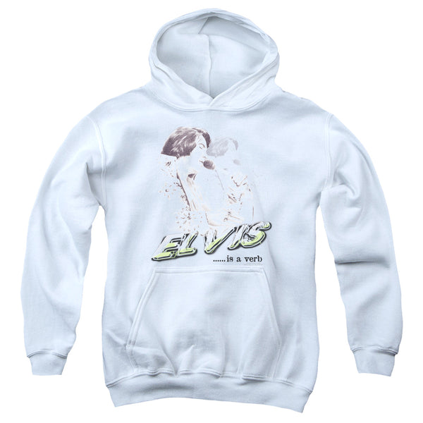 Elvis Presley - Elvis Is A Verb Youth Hooded Sweatshirt