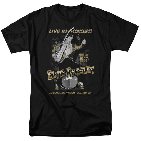Elvis Presley - Live In Buffalo Adult Regular Fit Short Sleeve