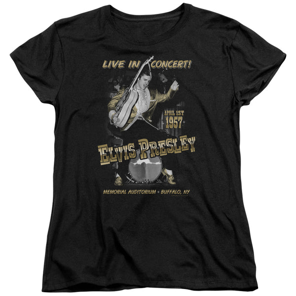 Elvis Presley - Live In Buffalo Women's Short Sleeve
