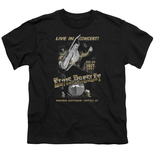 Elvis Presley - Live In Buffalo Youth Short Sleeve