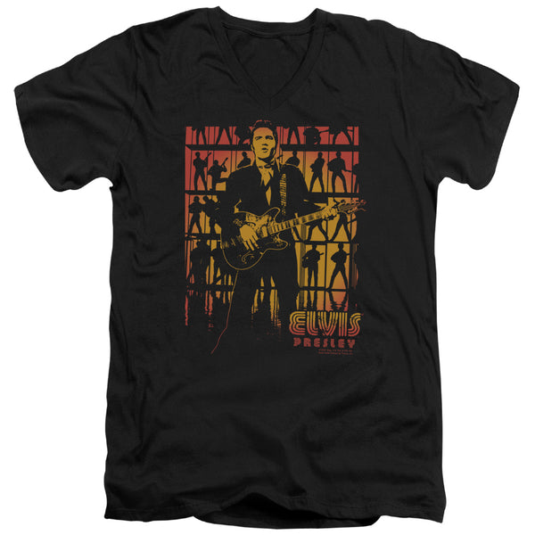 Elvis Presley - Comeback Spotlight Adult Slim Fit V Neck Cotton