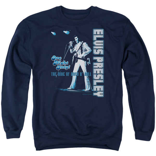 Elvis Presley - One Night Only Adult Crewneck Sweatshirt