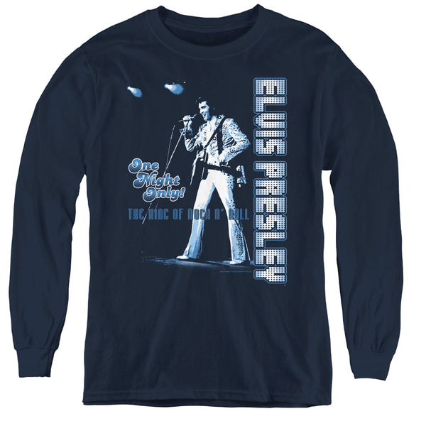 Elvis Presley - One Night Only L - S Youth