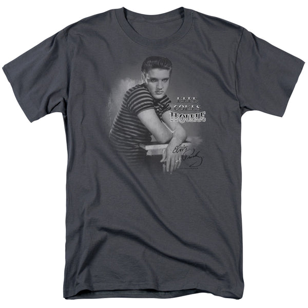 Elvis Presley - Trouble Adult Regular Fit Short Sleeve