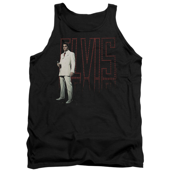 Elvis Presley - White Suit Adult Tank Top