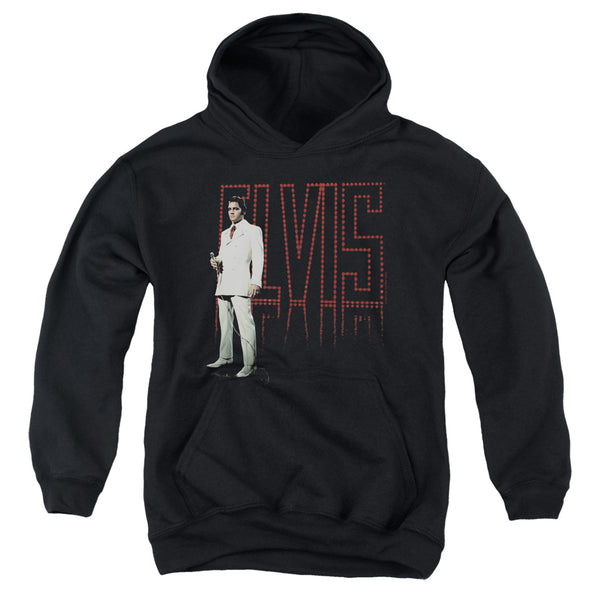 Elvis Presley - White Suit Youth Hooded Sweatshirt