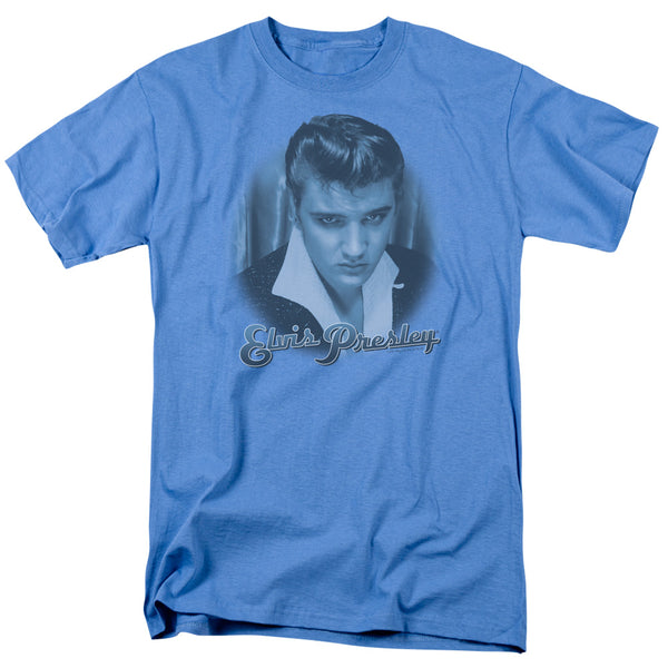 Elvis Presley - Blue Suede Fade Adult Regular Fit Short Sleeve