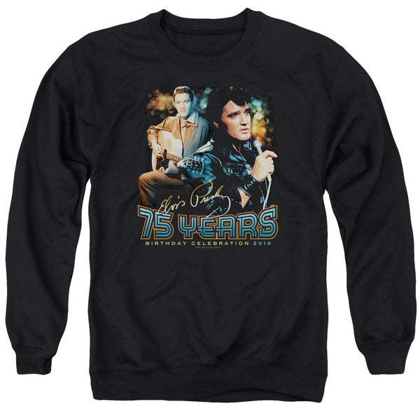 Elvis Presley - 75 Years Adult Crewneck Sweatshirt