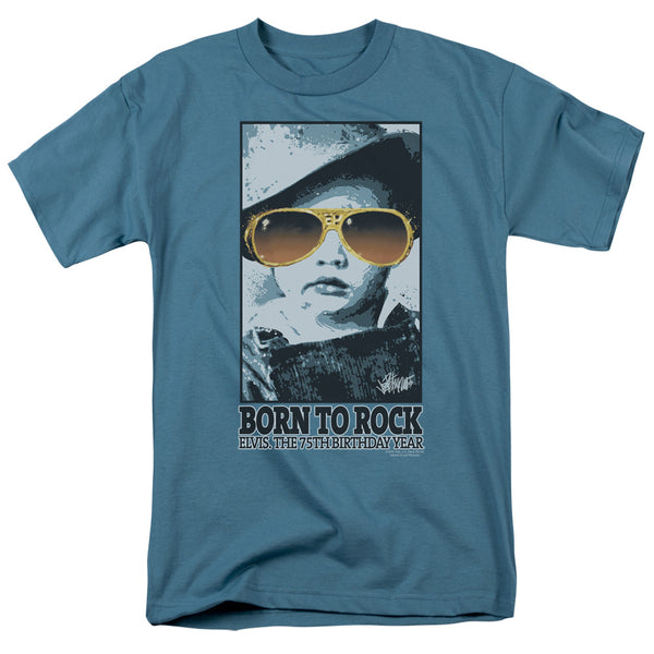 Elvis Presley - Born To Rock Adult Regular Fit Short Sleeve