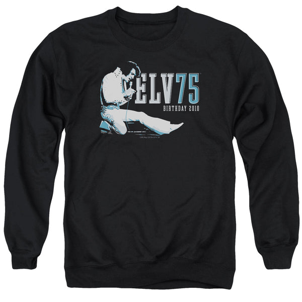 Elvis Presley - Elv 75 Logo Adult Crewneck Sweatshirt