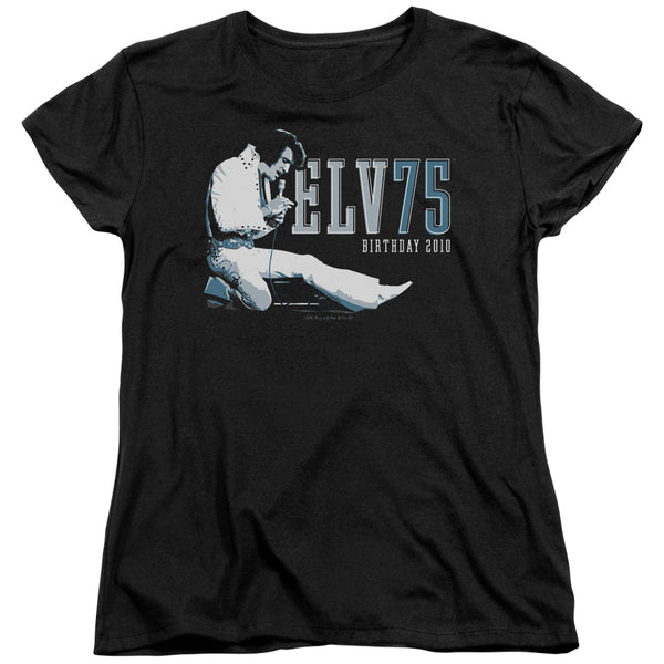 Elvis Presley - Elv 75 Logo Women's Short Sleeve