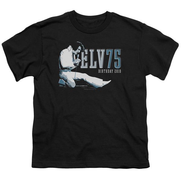 Elvis Presley - Elv 75 Logo Youth Short Sleeve