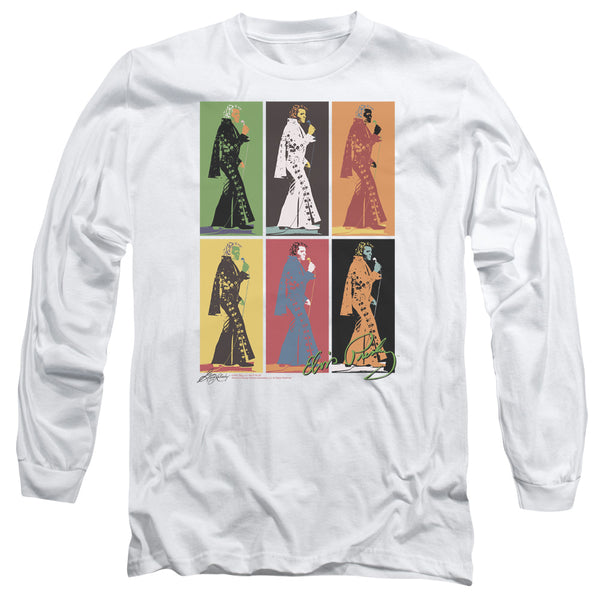 Elvis Presley - Retro Boxes Adult Long Sleeve