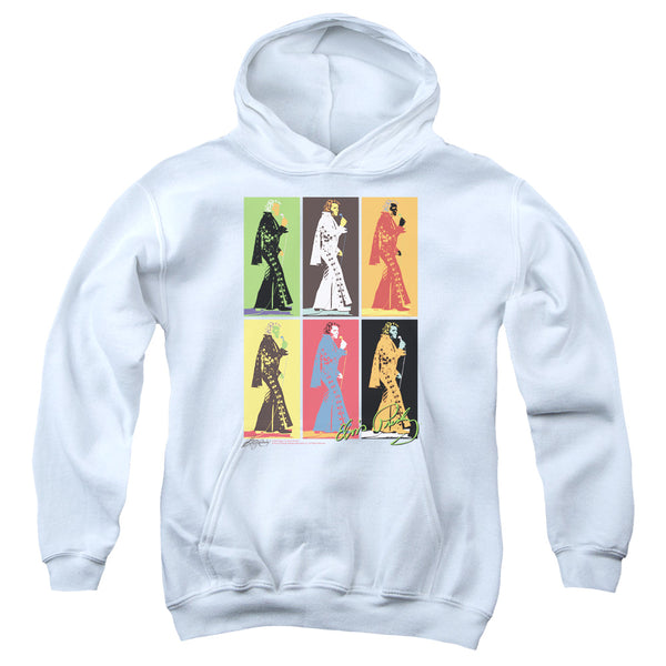 Elvis Presley - Retro Boxes Youth Hooded Sweatshirt